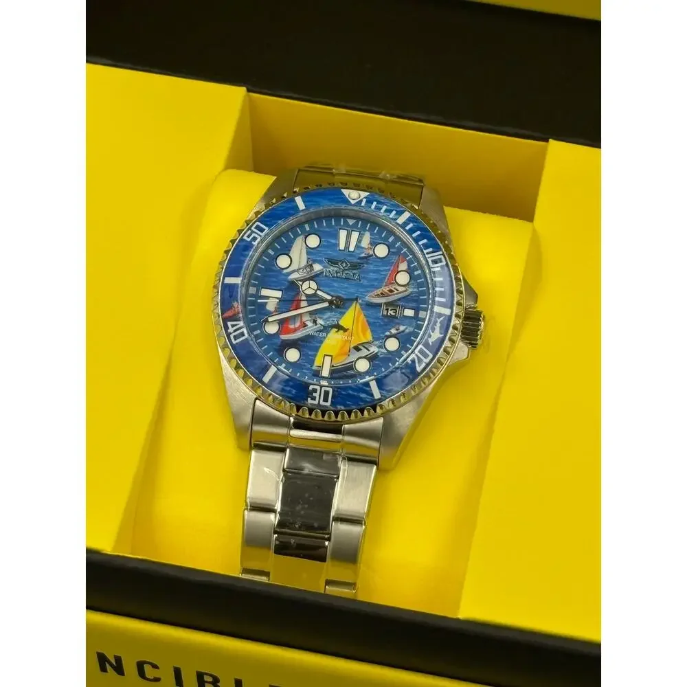 Invicta Pro Diver Visions From Above Sailing Edition Men’s 43mm New with Box